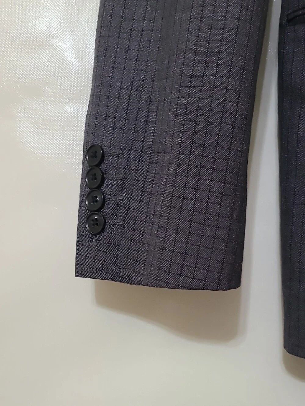 Bar III Men's Slim Fit Grey Two-Button Sport Coat Blazer - Size 38S